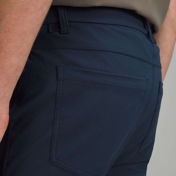 NEW Lululemon ABC Skinny-Fit 5 Pocket Pant 30"L Warpstreme, True navy - 35"x 30" - Picture 12 of 13